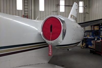 Jet Engine covers, FOD covers, Inlet Covers | King Bag Manufacturing