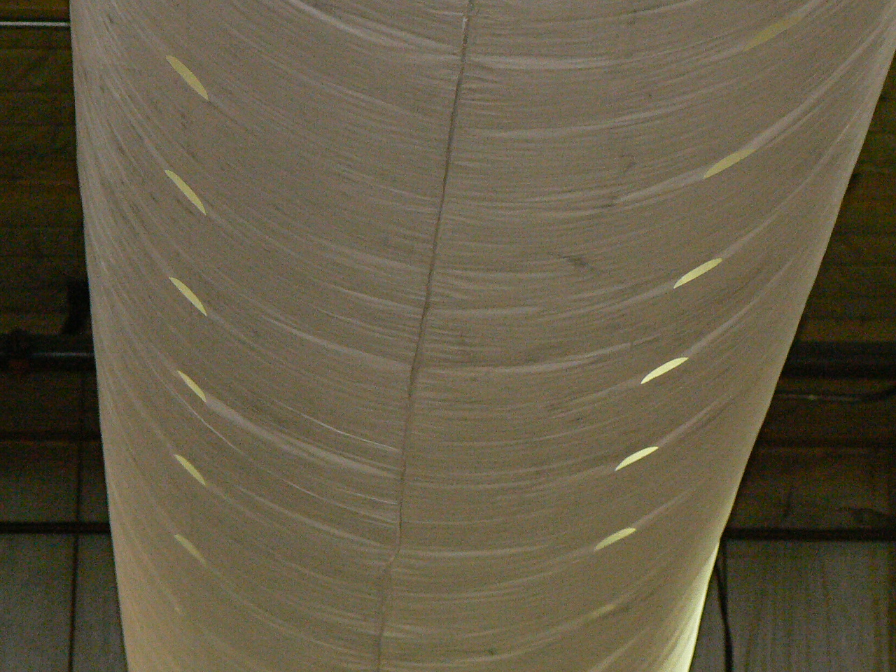 2 rows of 2” holes detail 2 rows of 2” holes detail